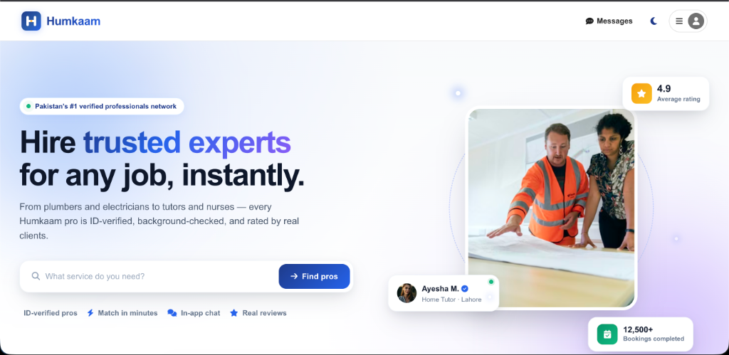 HumKaam Web Platform